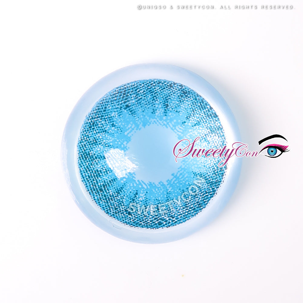 Sweety Mini Sclera Blue Devil (1 lens/pack)-Mini Sclera Contacts-UNIQSO Canada