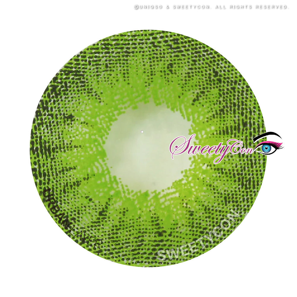 Sweety Mini Sclera Green Devil (1 lens/pack)-Mini Sclera Contacts-UNIQSO Canada