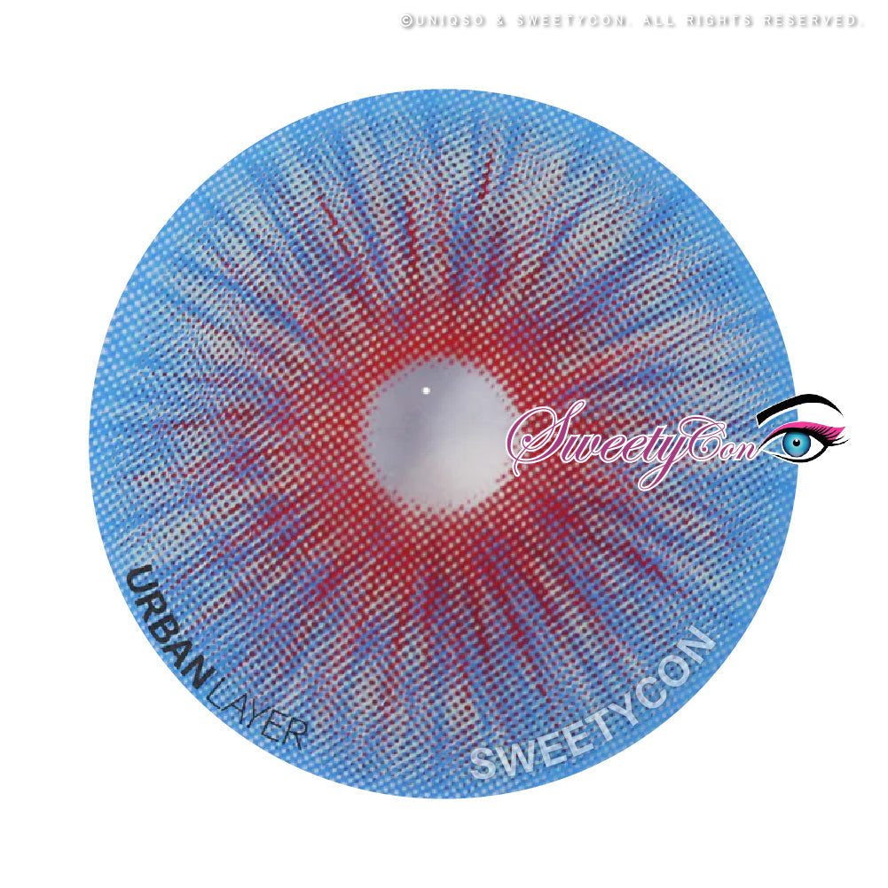 Sweety Mini Sclera Mystic Flame (1 lens/pack)-Mini Sclera Contacts-UNIQSO Canada