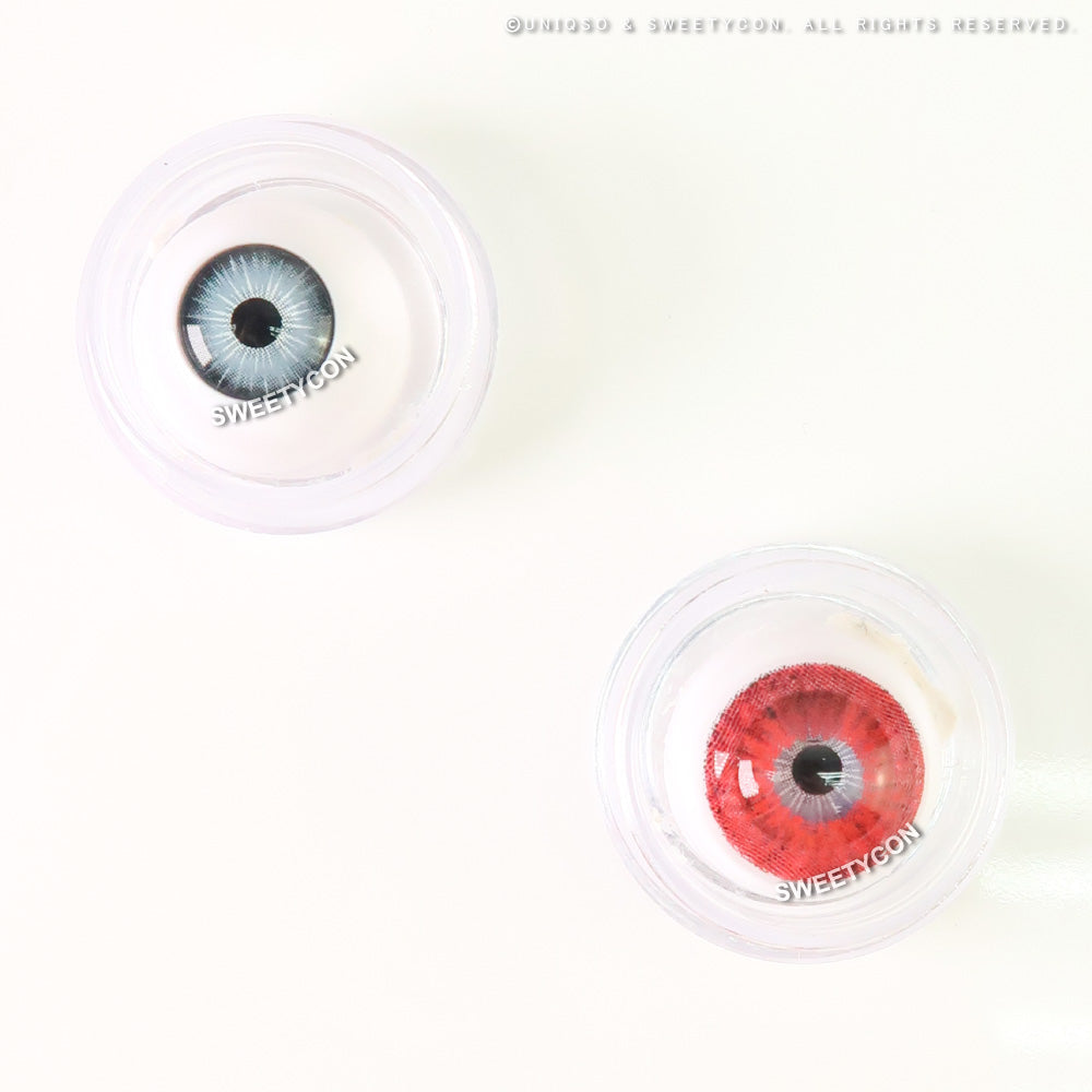 Sweety Mini Sclera Red Devil (1 lens/pack)-Mini Sclera Contacts-UNIQSO Canada