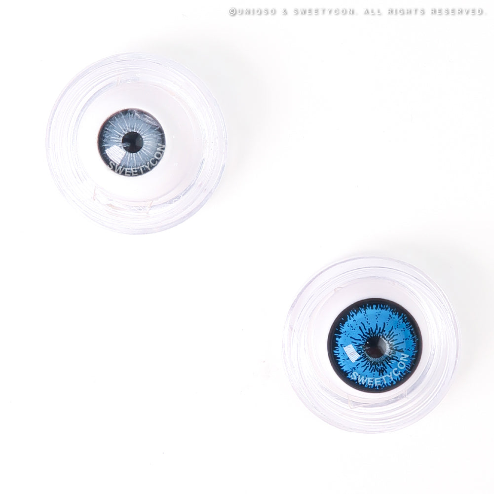 Sweety Mini Sclera Tokyo N Blue (1 lens/pack)-Mini Sclera Contacts-UNIQSO Canada