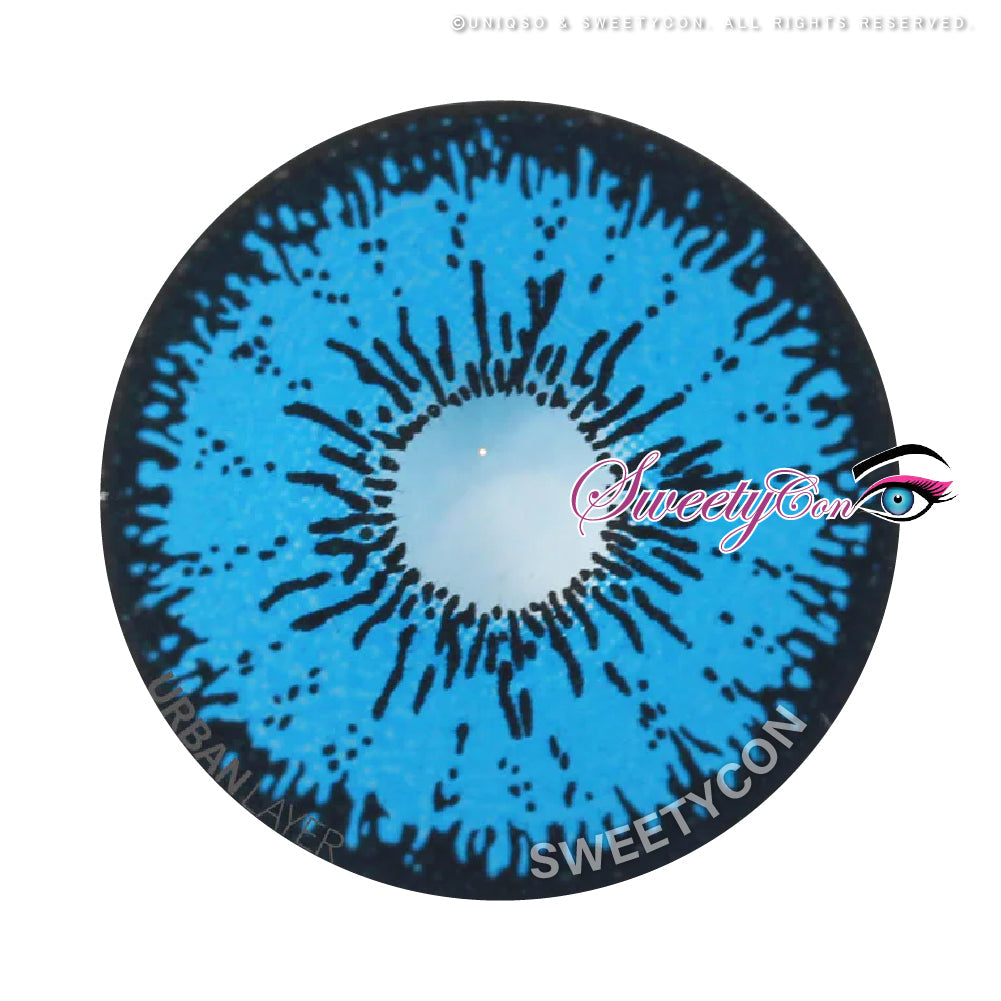 Sweety Mini Sclera Tokyo N Blue (1 lens/pack)-Mini Sclera Contacts-UNIQSO Canada