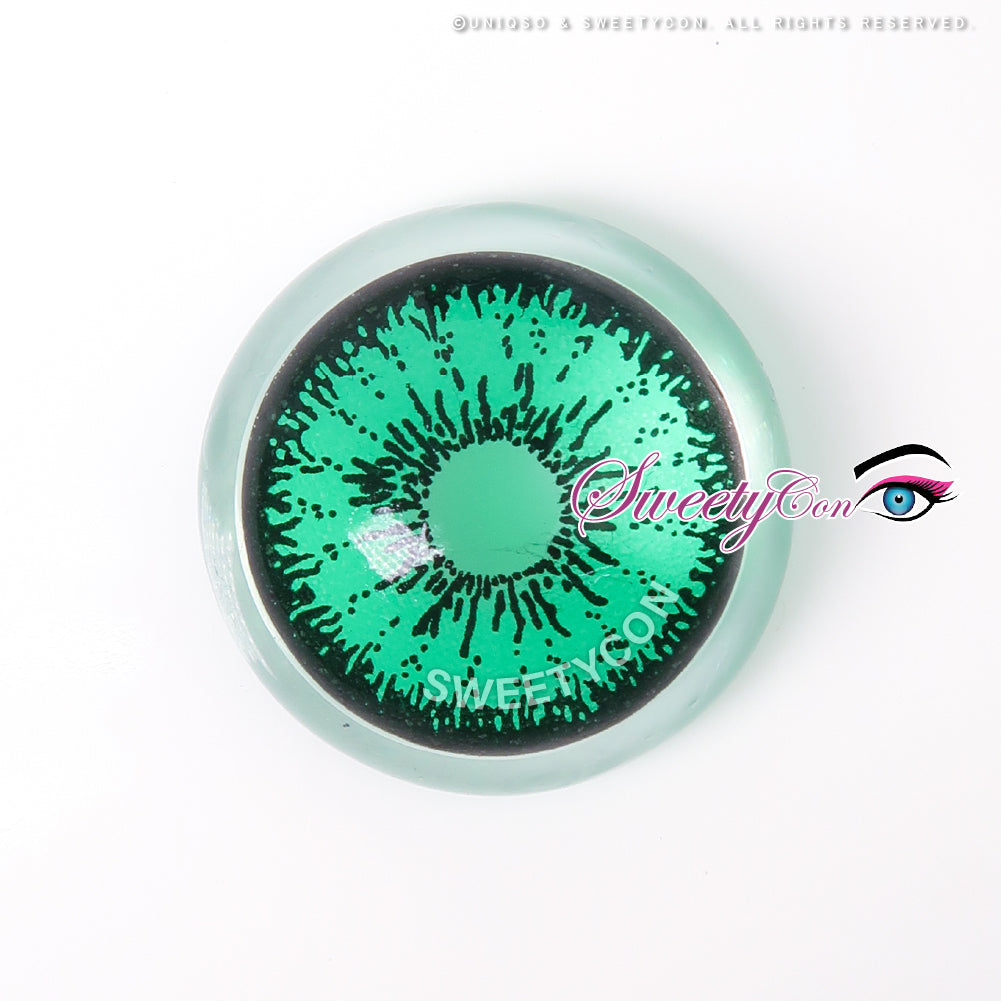 Sweety Mini Sclera Tokyo N Green(1 lens/pack)-Mini Sclera Contacts-UNIQSO Canada