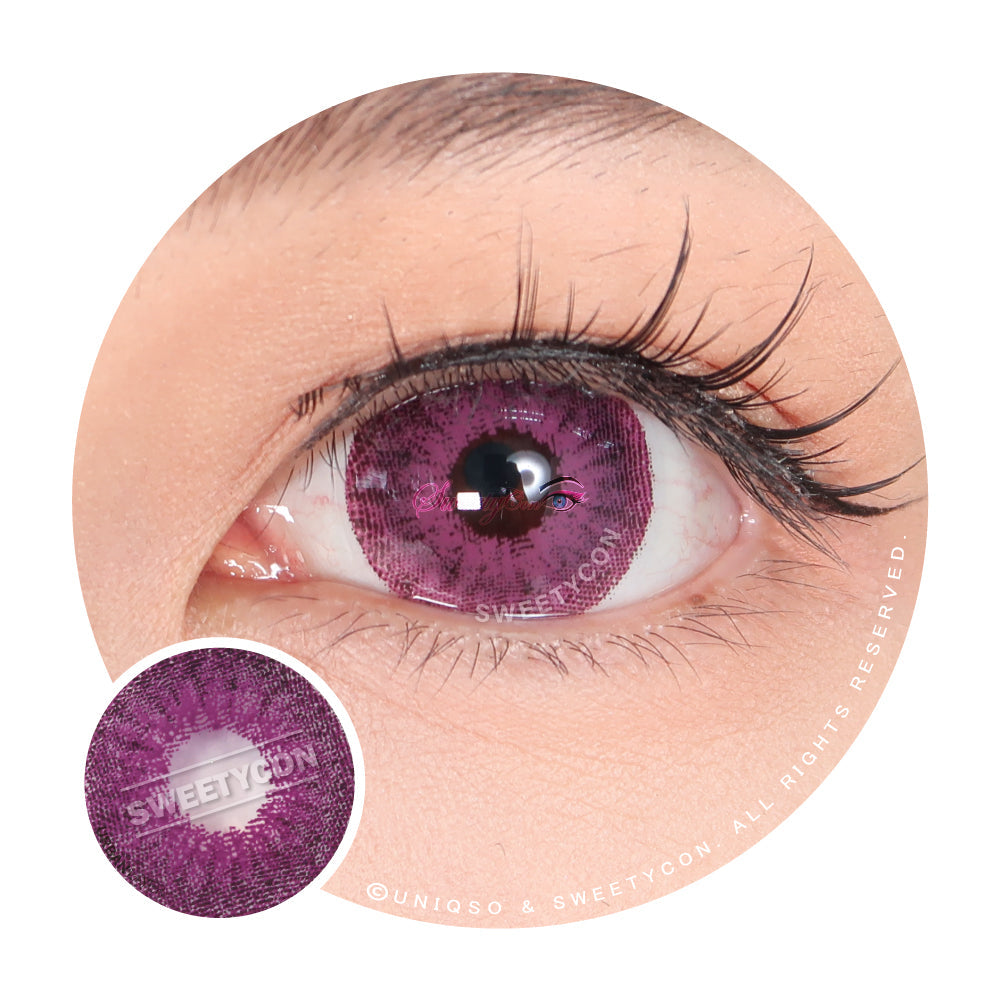 Sweety Mini Sclera Violet Devil (1 lens/pack)-Mini Sclera Contacts-UNIQSO Canada