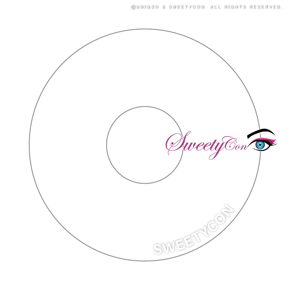 Sweety Mini Sclera White Out (1 lens/pack)-Mini Sclera Contacts-UNIQSO Canada