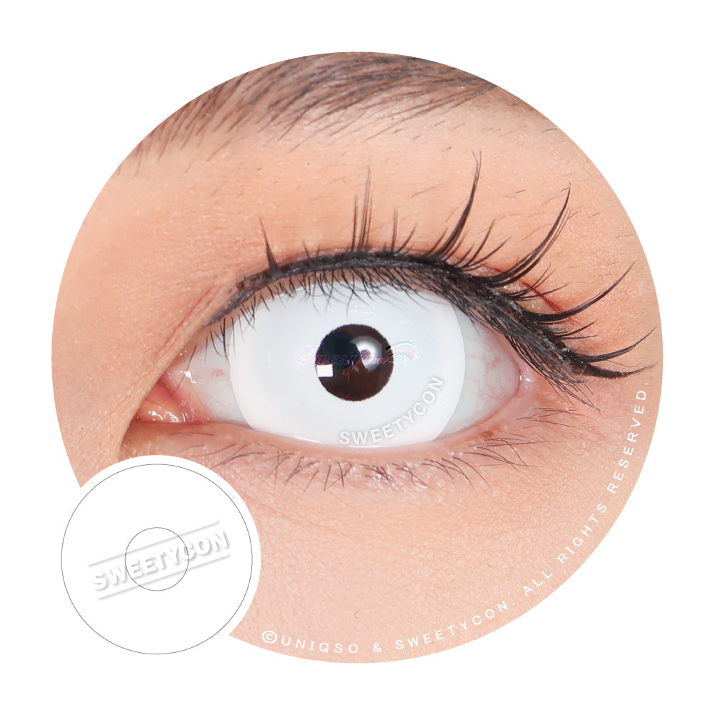 Sweety Mini Sclera White Out (1 lens/pack)-Mini Sclera Contacts-UNIQSO Canada