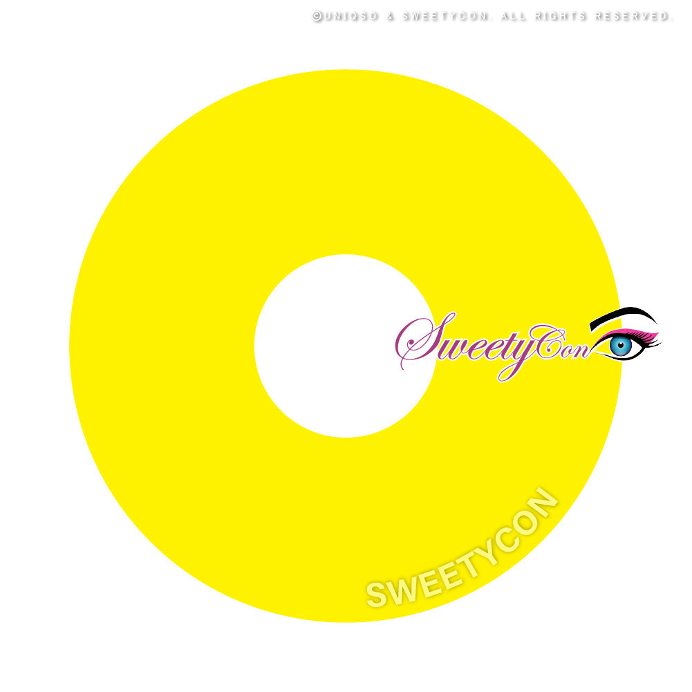 Sweety Mini Sclera Yellow (1 lens/pack)-Mini Sclera Contacts-UNIQSO Canada