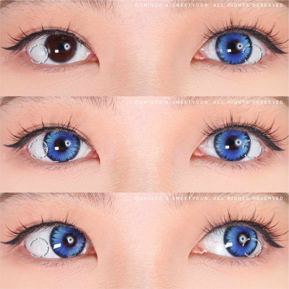 Sweety Mystic Wing Blue (1 lens/pack)-Colored Contacts-UNIQSO Canada