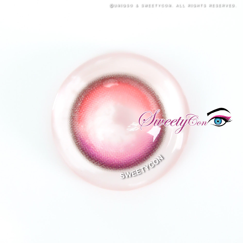 Sweety Neon Pink (1 lens/pack)-Colored Contacts-UNIQSO Canada