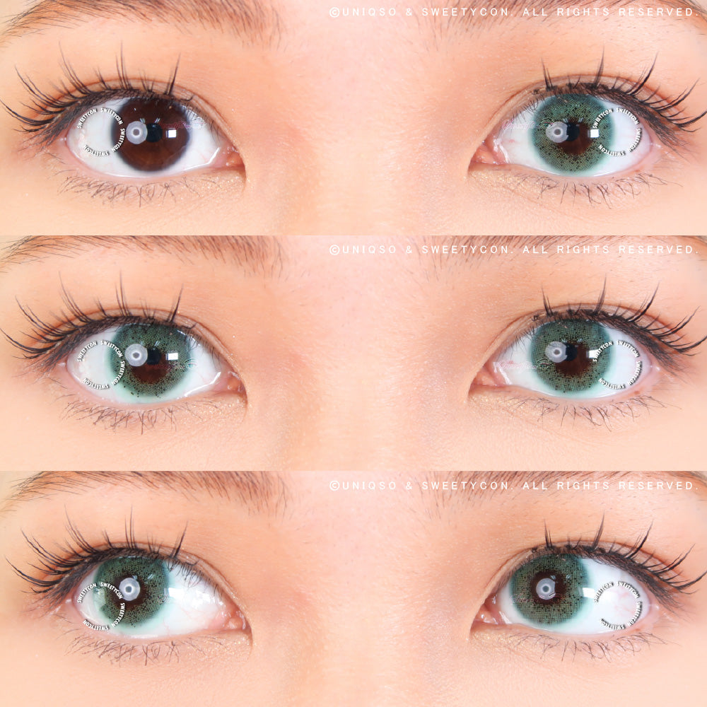 Sweety Ocean Blue Green (1 lens/pack)-Colored Contacts-UNIQSO Canada