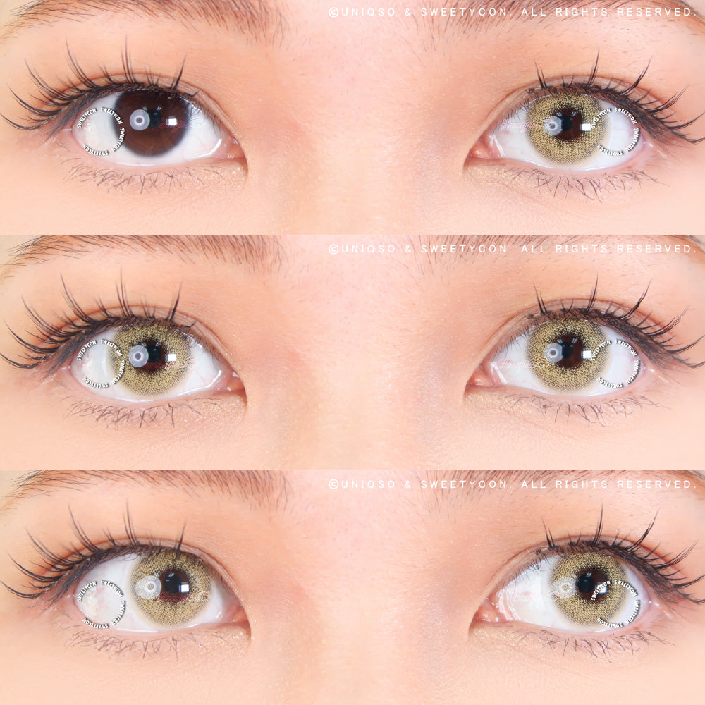 Sweety Ocean Brown (1 lens/pack)-Colored Contacts-UNIQSO Canada
