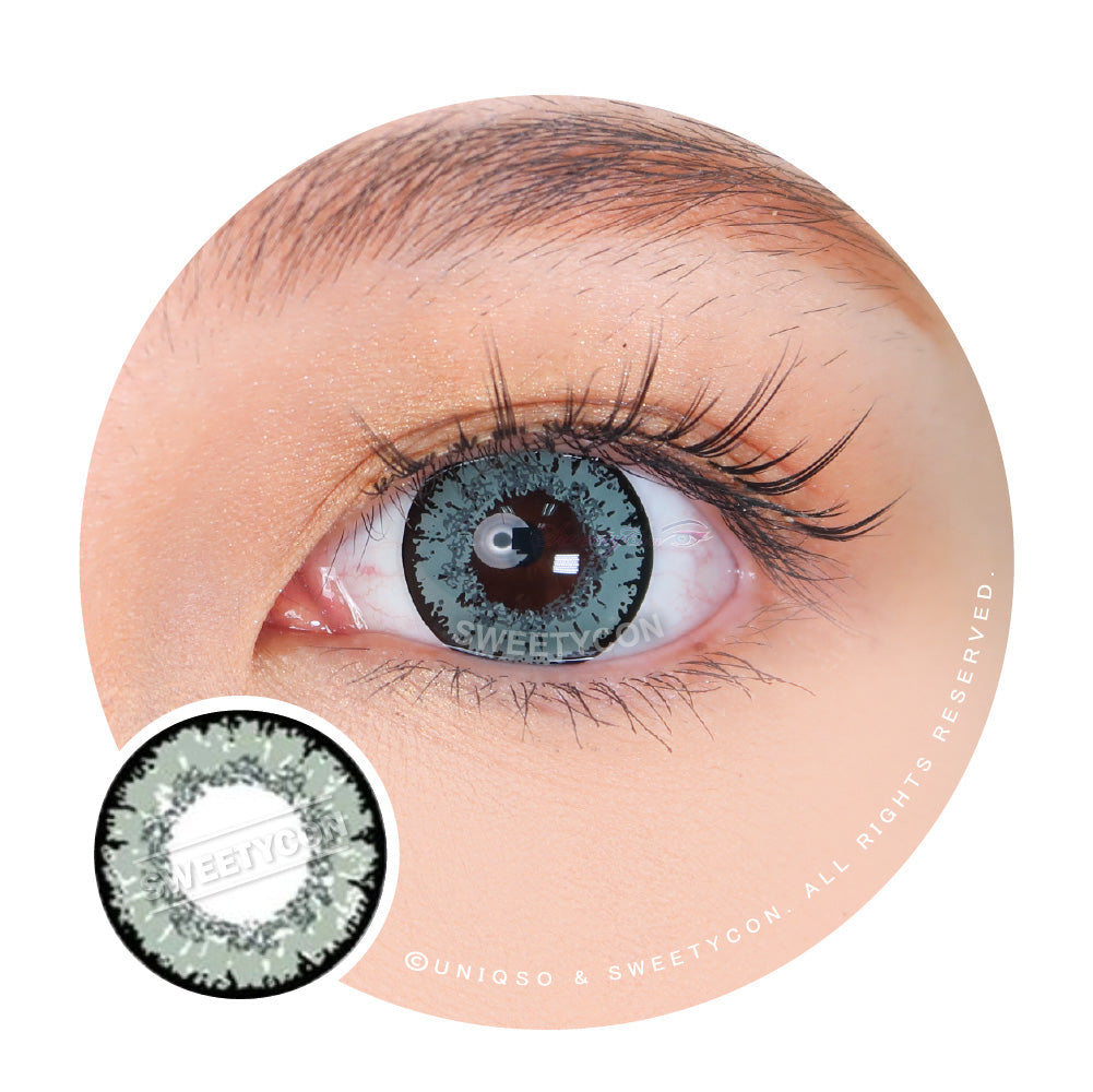 Sweety Queen Dark Grey (1 lens/pack)-Colored Contacts-UNIQSO Canada