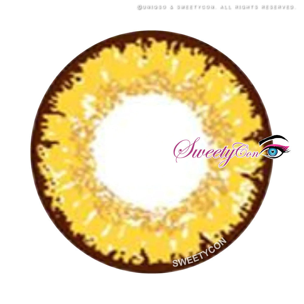 Sweety Queen Gold Yellow (1 lens/pack)-Colored Contacts-UNIQSO Canada