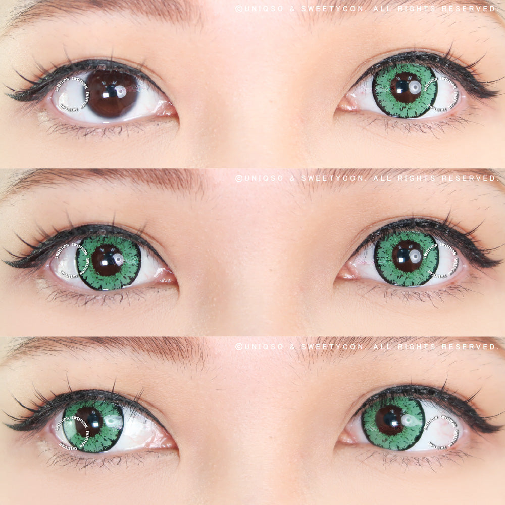 Sweety Queen Green (1 lens/pack)-Colored Contacts-UNIQSO Canada