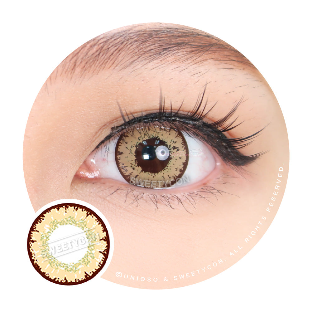 Sweety Queen Pearl Yellow (1 lens/pack)-Colored Contacts-UNIQSO Canada