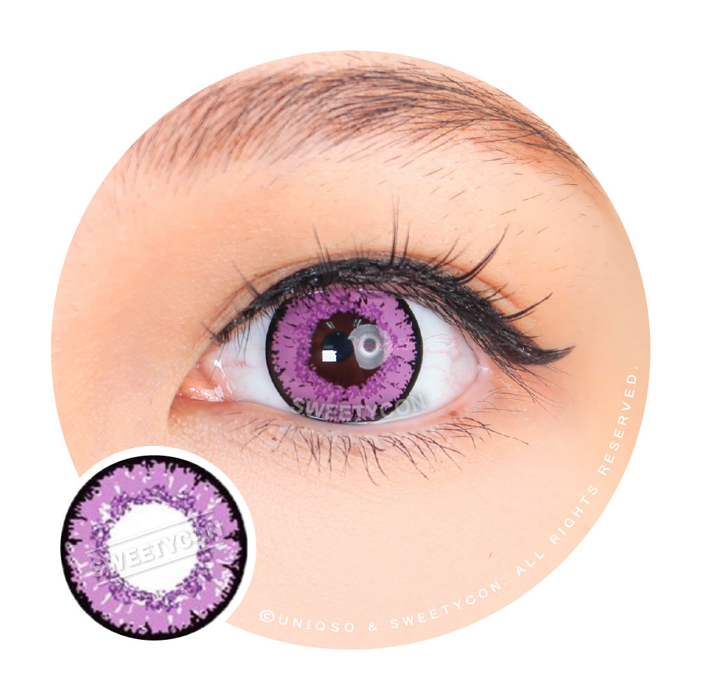 Sweety Queen Violet (1 lens/pack)-Colored Contacts-UNIQSO Canada