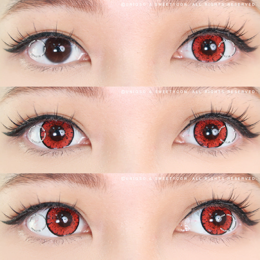 Sweety Queen Wine Red (1 lens/pack)-Colored Contacts-UNIQSO Canada
