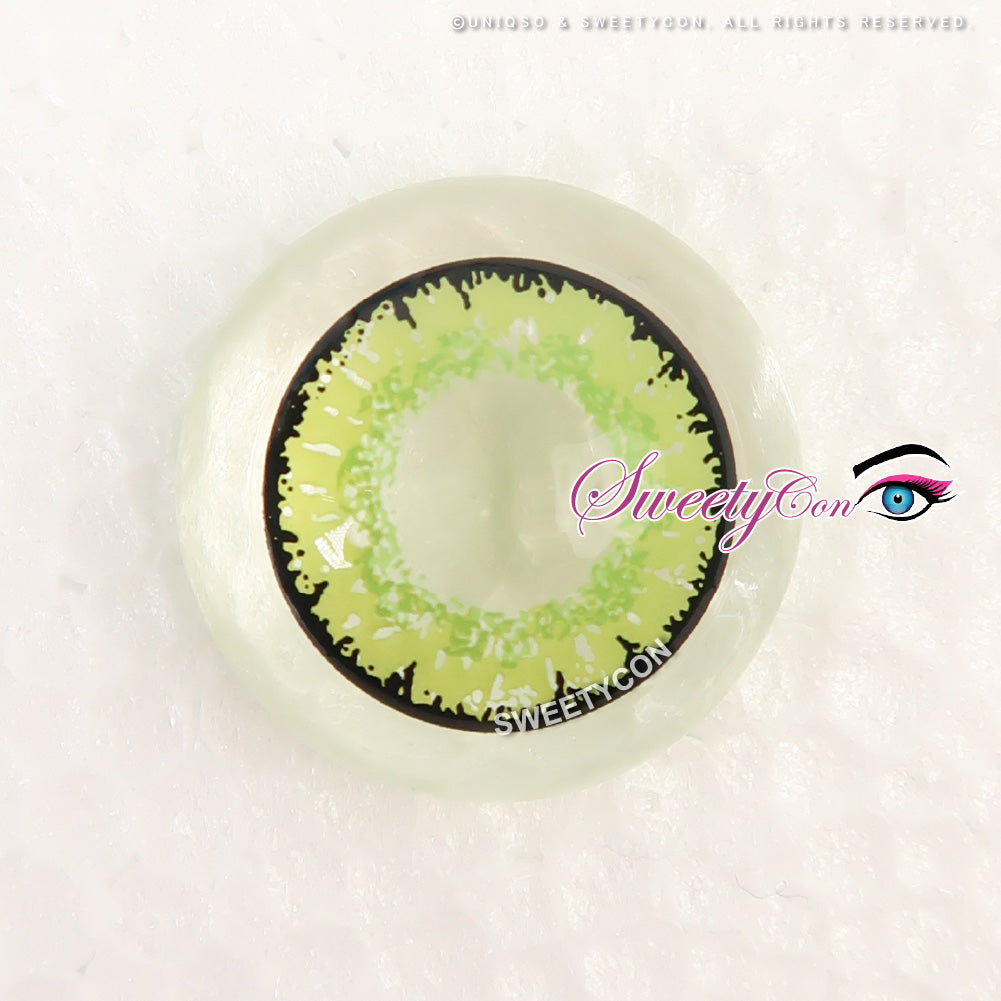 Sweety Queen Yellow Green (1 lens/pack)-Colored Contacts-UNIQSO Canada