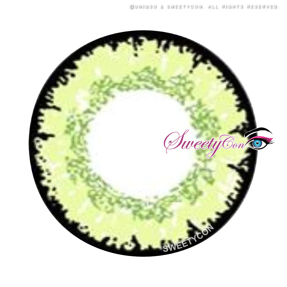 Sweety Queen Yellow Green (1 lens/pack)-Colored Contacts-UNIQSO Canada