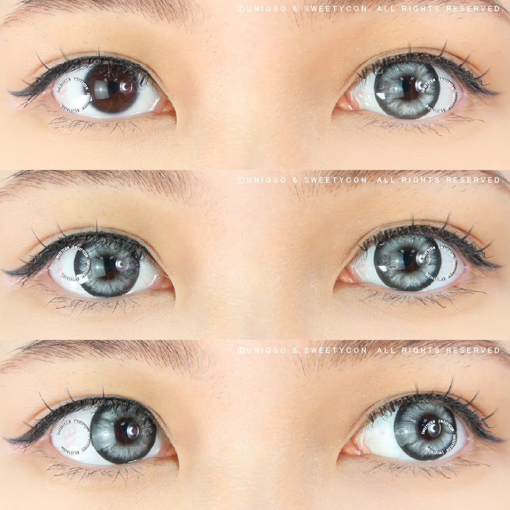 Sweety Stardust Gray (1 lens/pack)-Colored Contacts-UNIQSO Canada