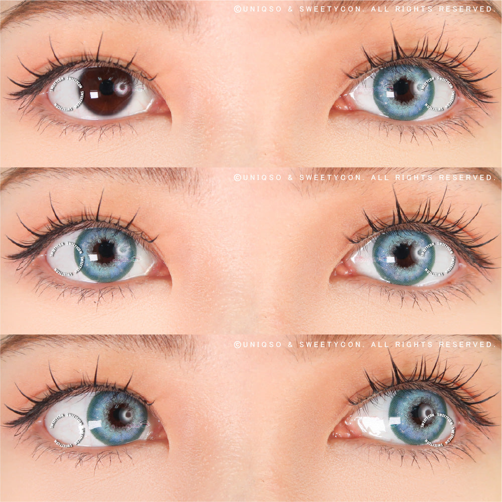 Sweety Twinkle Eye Blue (1 lens/pack)-Colored Contacts-UNIQSO Canada