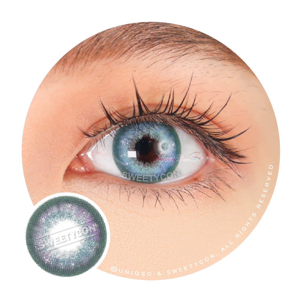 Sweety Twinkle Eye Blue (1 lens/pack)-Colored Contacts-UNIQSO Canada