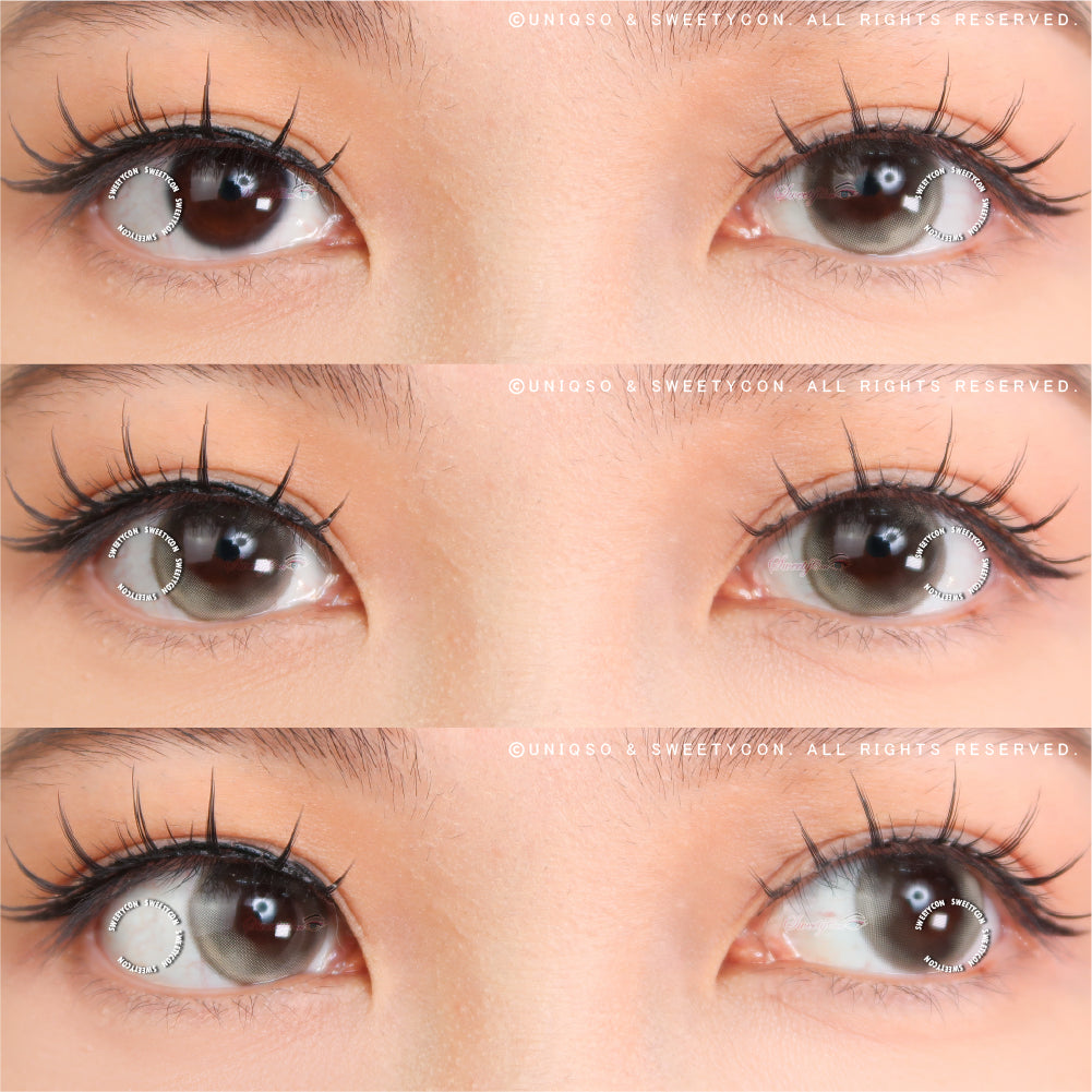 Sweety Venus Kiss Grey (1 lens/pack)-Colored Contacts-UNIQSO Canada