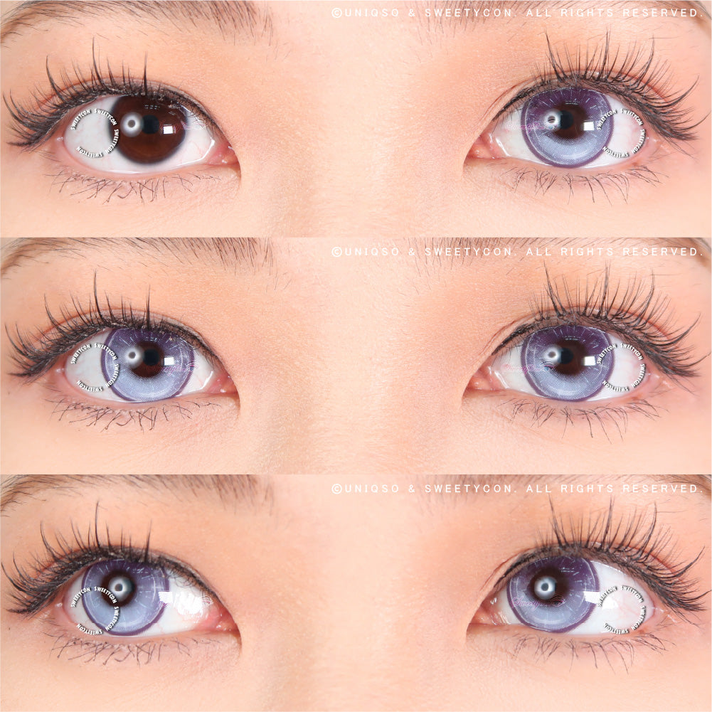 Sweety Vista Violet (1 lens/pack)-Colored Contacts-UNIQSO Canada