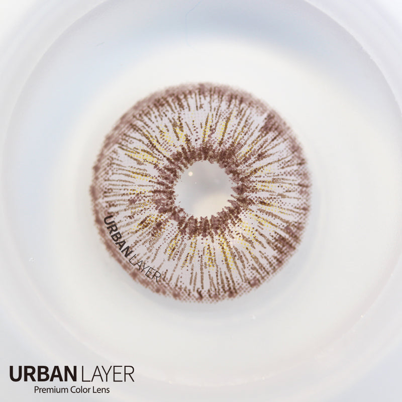 Urban Layer Brown Rain (1 lens/pack)-Colored Contacts-UNIQSO Canada