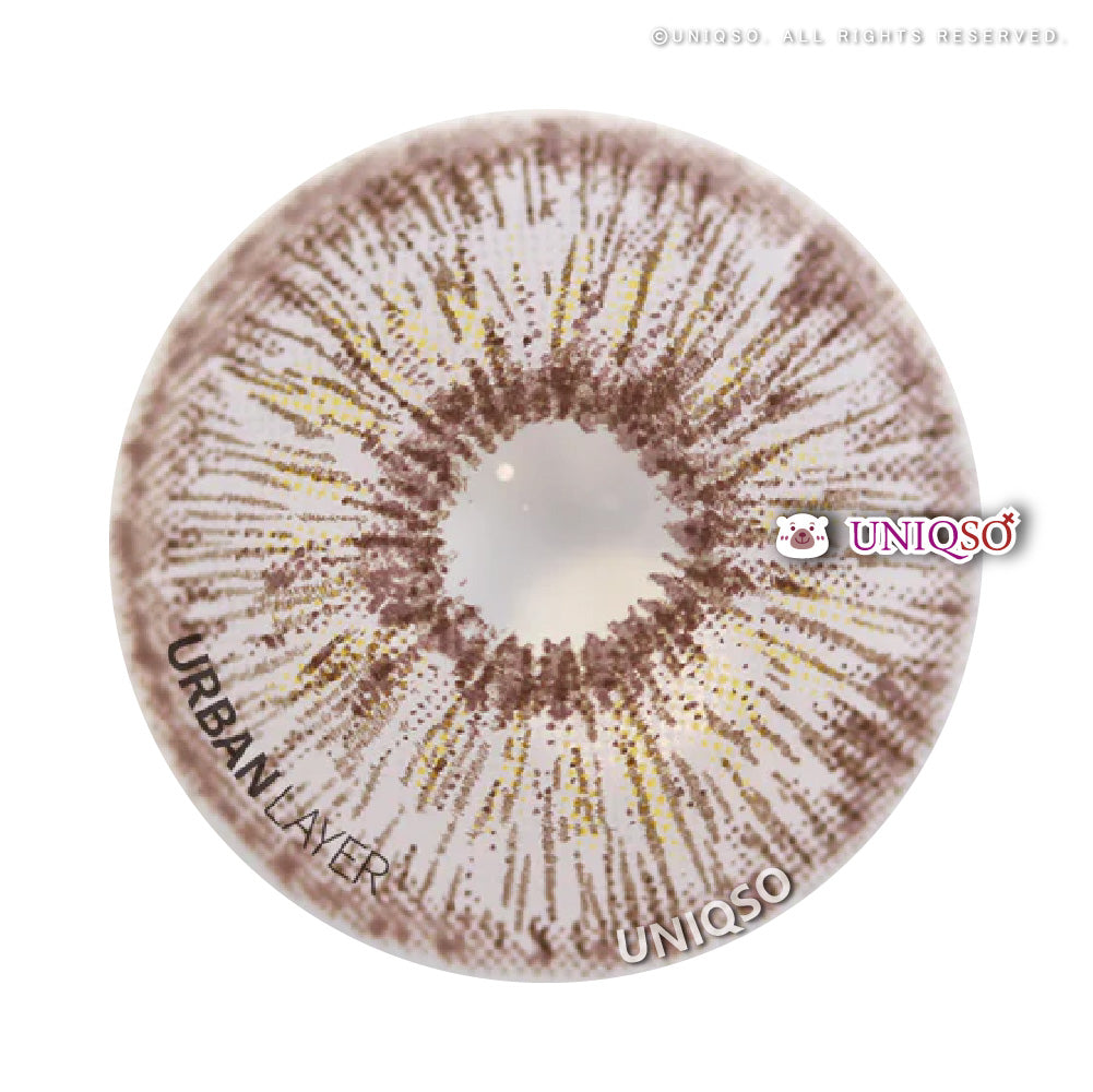 Urban Layer Brown Rain (1 lens/pack)-Colored Contacts-UNIQSO Canada