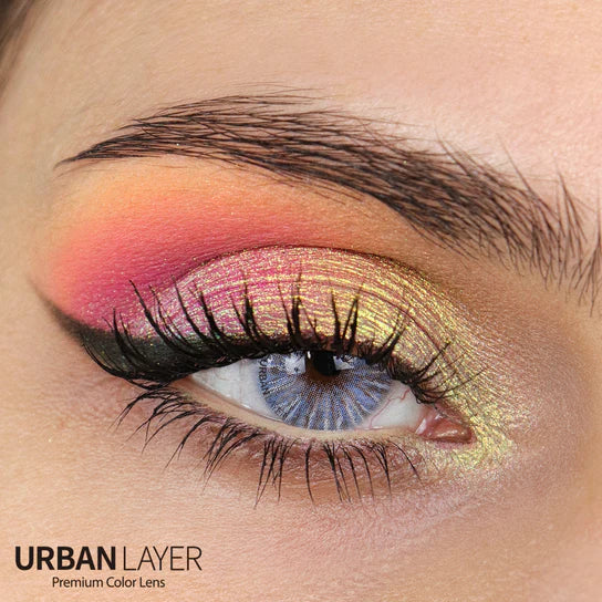Urban Layer Frozen Gray (1 lens/pack)-Colored Contacts-UNIQSO Canada