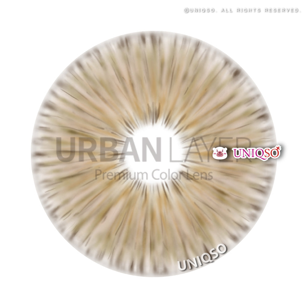 Urban Layer Gogh N Brown colored contacts