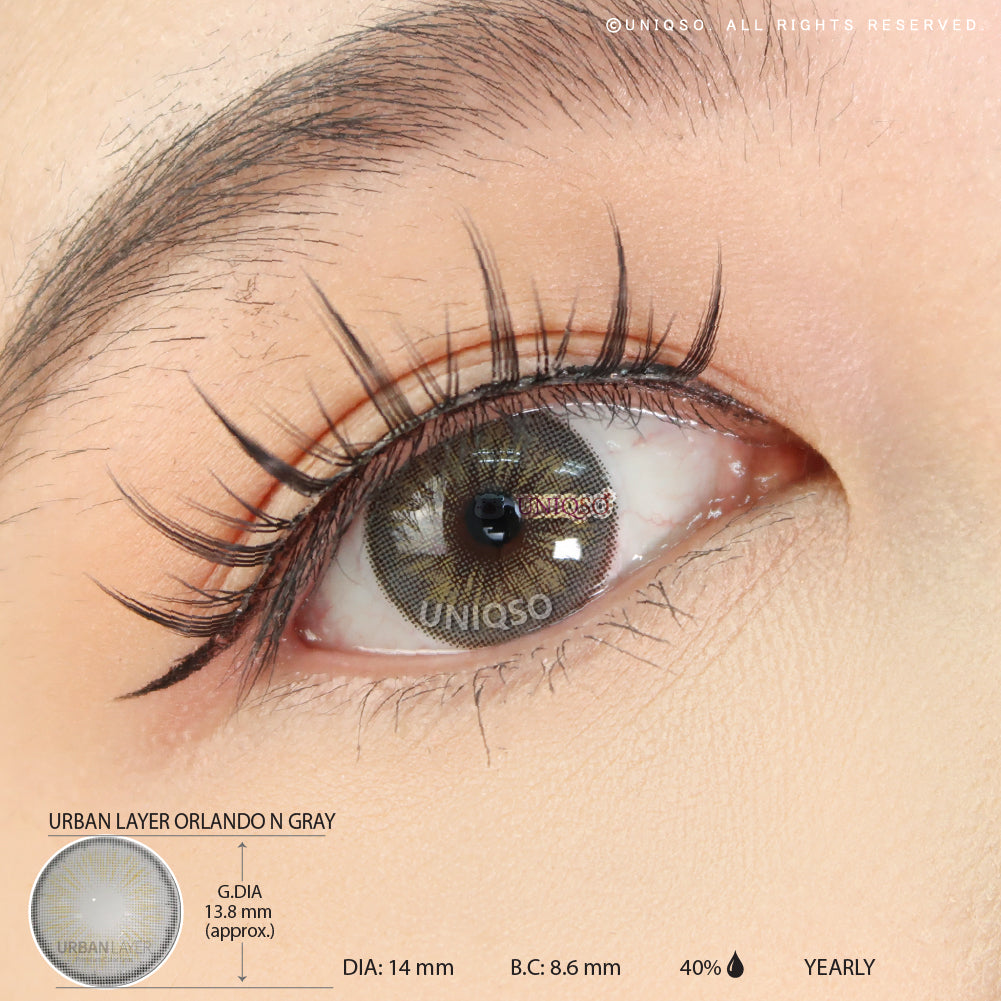 Urban Layer Orlando N Gray (1 lens/pack)-Colored Contacts-UNIQSO Canada