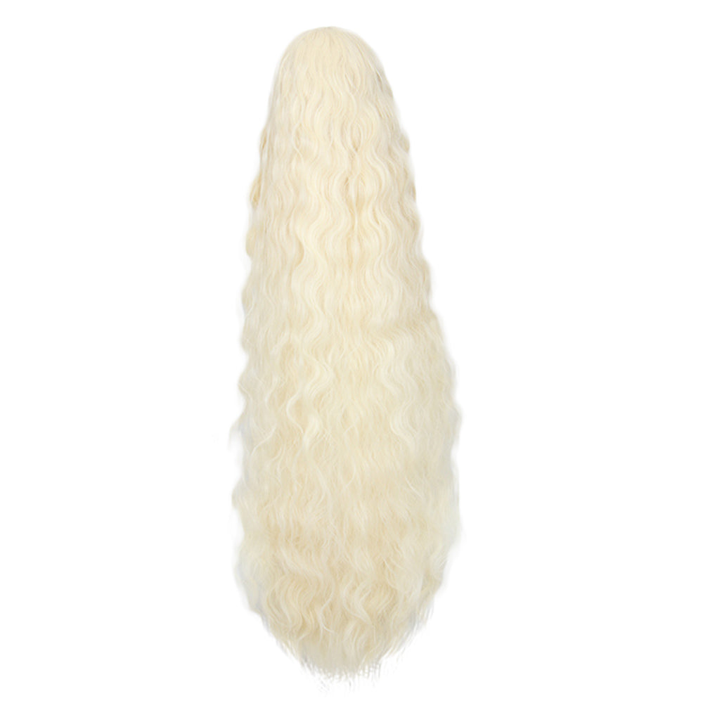 Waist Length Wavy Beige Lolita Wig 489C-Lolita Wig-UNIQSO Canada