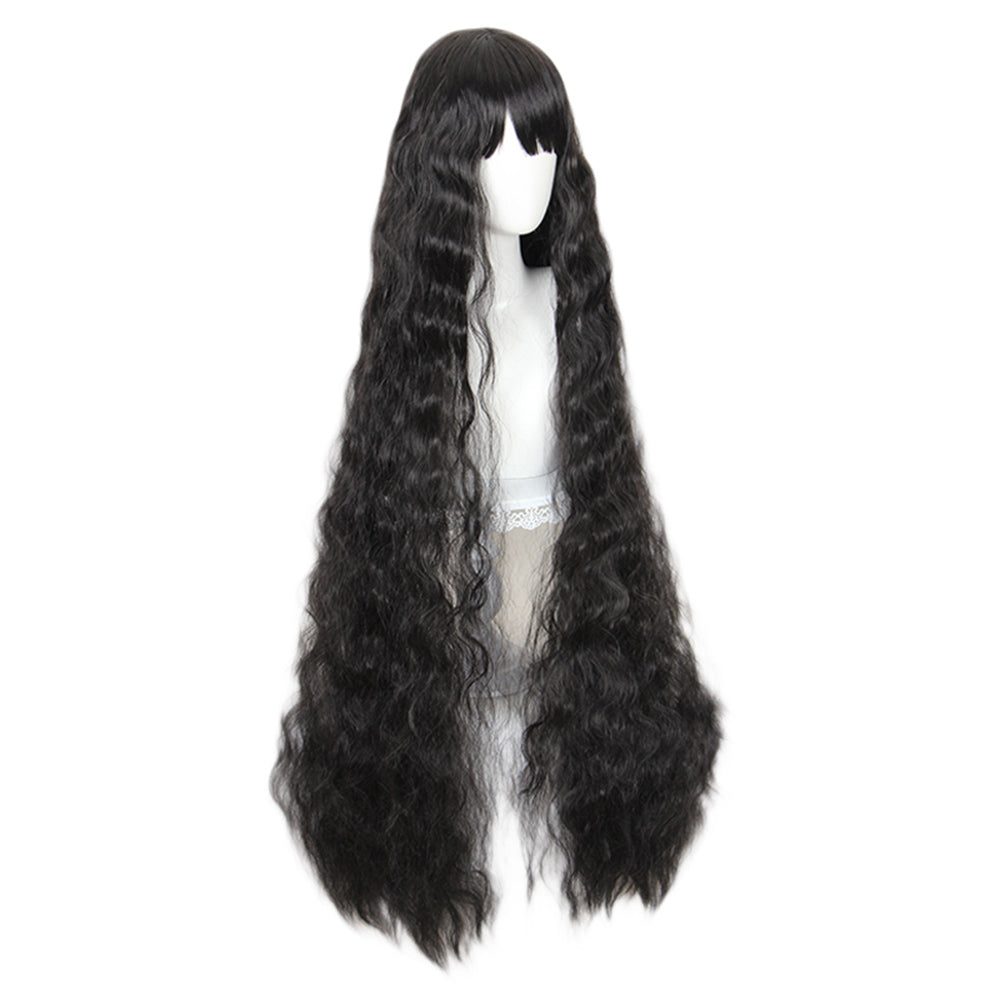 Waist Length Wavy Black Lolita Wig 489B-Lolita Wig-UNIQSO Canada