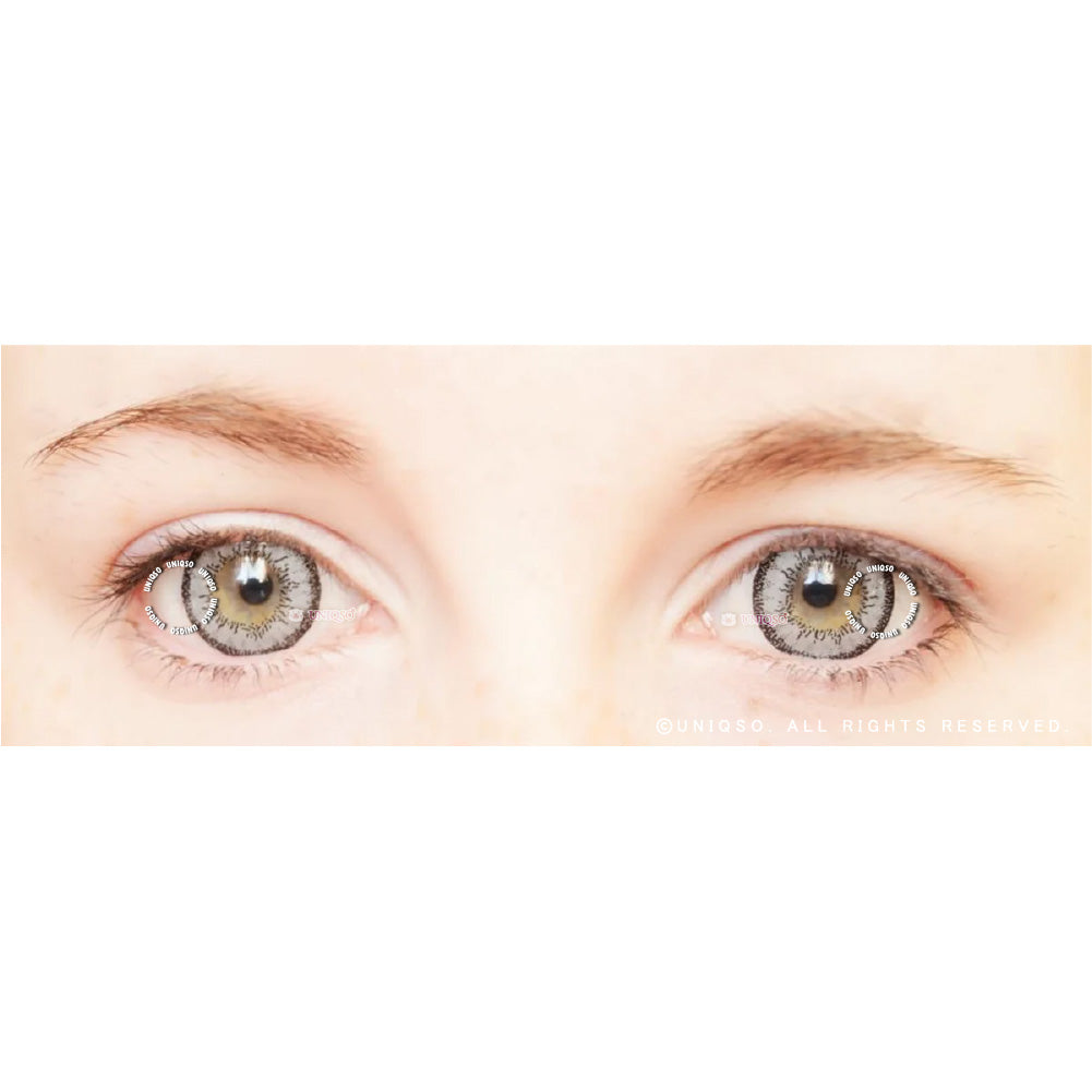 Western Eyes Dolly+ Grey (1 lens/pack)-Colored Contacts-UNIQSO Canada