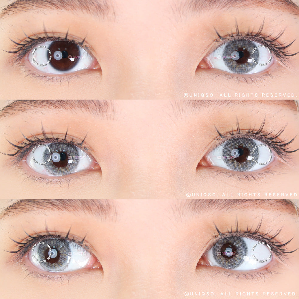 Western Eyes Nada Peace Grey (1 lens/pack)-Colored Contacts-UNIQSO Canada