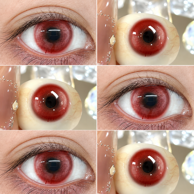 Sweety Crazy Bloodmoon (1 lens/pack)-Crazy Contacts-UNIQSO