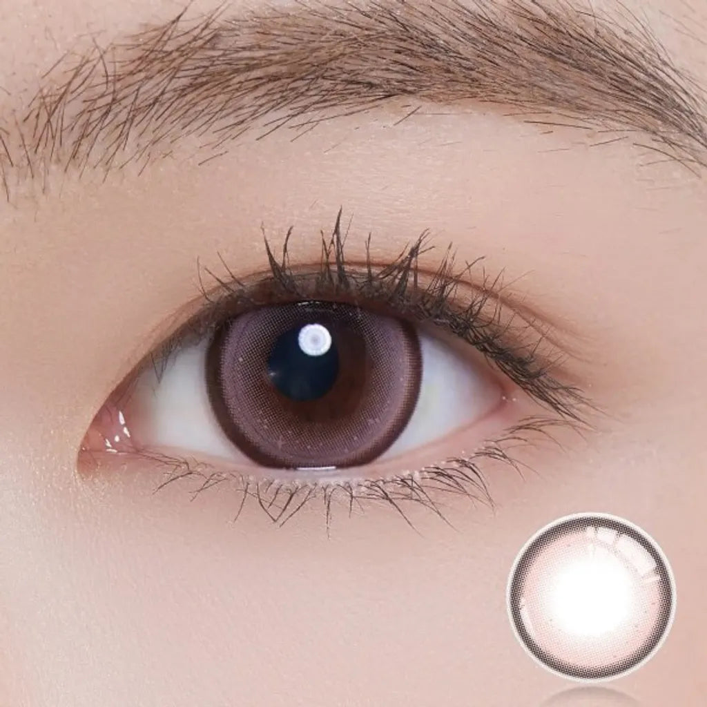 ii99 Monthy Disposable - Starry Brown (2 Lenses/pack)-Colored Contacts-UNIQSO Canada