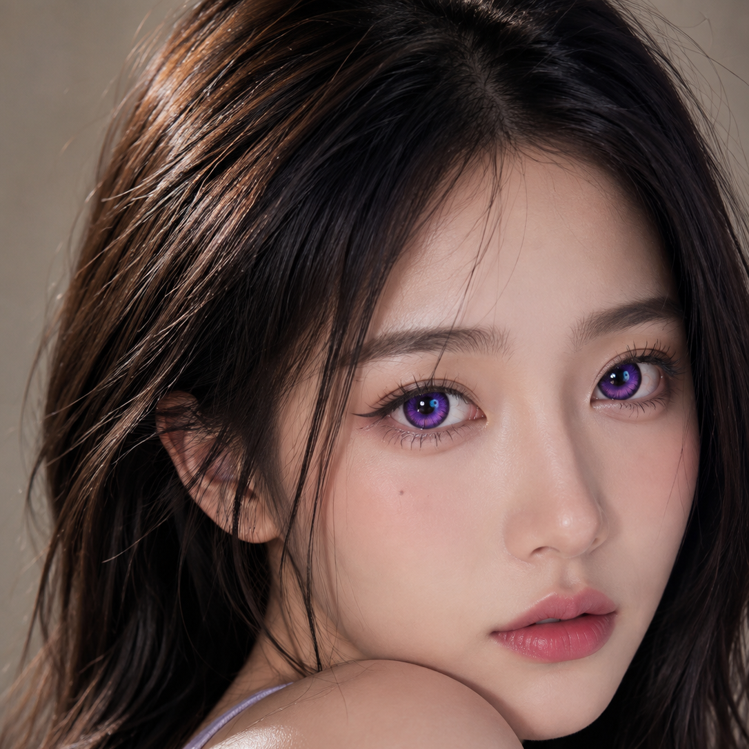 Sweety Mystic Wing Violet (1 lens/pack)-Colored Contacts-UNIQSO Canada