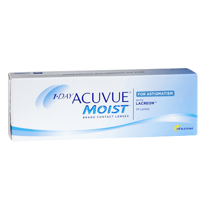 1-Day Acuvue Moist For Astigmatism (30 lenses/pack)-Clear Contacts-UNIQSO Canada