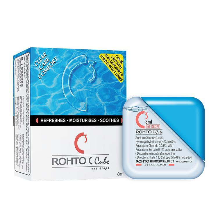 Rohto C Cube Eye Drop-Eye drops-UNIQSO