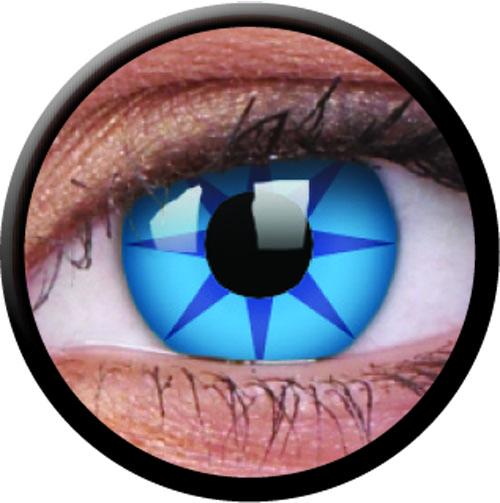 Colorvue Crazy Blue Star (2 lenses/pack)-Crazy Contacts-UNIQSO