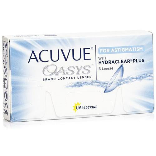 Acuvue Oasys For Astigmatism (6 lenses/pack)-Clear Contacts-UNIQSO Canada
