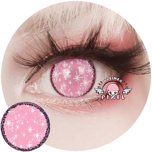 Anime Sparkle Pink by KleinerPixel (1 lens/pack)-Colored Contacts-UNIQSO Canada