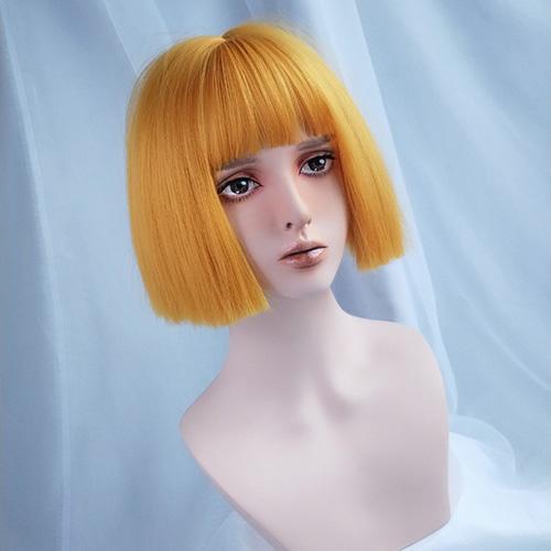 Bob LoLita Wig Lemon Yellow-Lolita Wig-UNIQSO Canada