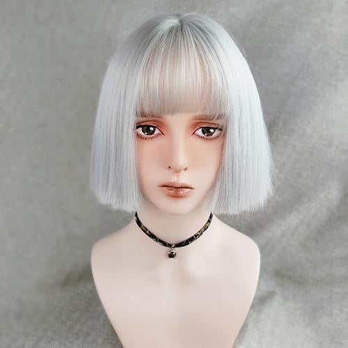Bob LoLita Wig Silver-Lolita Wig-UNIQSO Canada