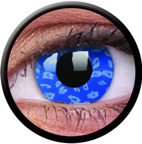 Colorvue Crazy Blue Leopard (2 lenses/pack)-Crazy Contacts-UNIQSO Canada