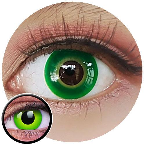Colorvue Crazy Hulk Green (2 lenses/pack)-Crazy Contacts-UNIQSO Canada