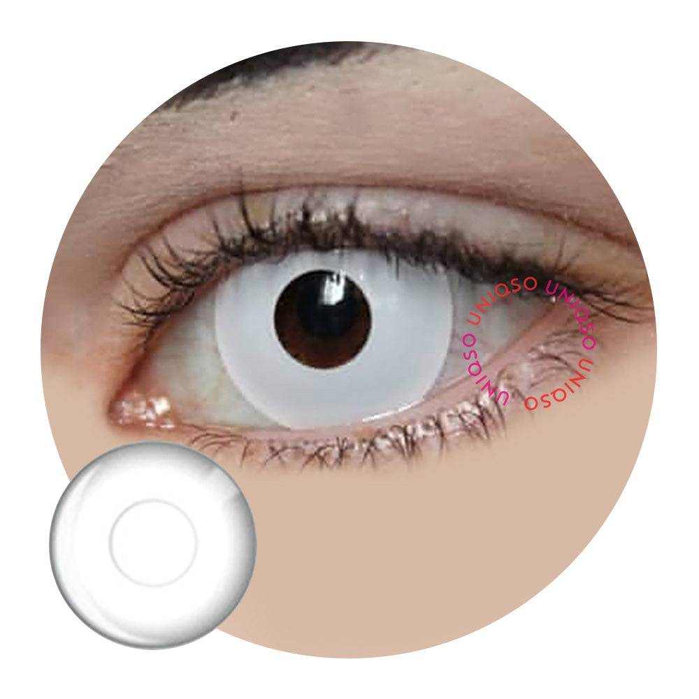 Colorvue Crazy Whiteout - 3 Months (Prescription) (2 lenses/pack)-Crazy Contacts-UNIQSO Canada